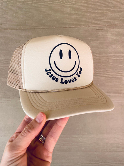 Jesus Loves You - Christian Foam Trucker Hat