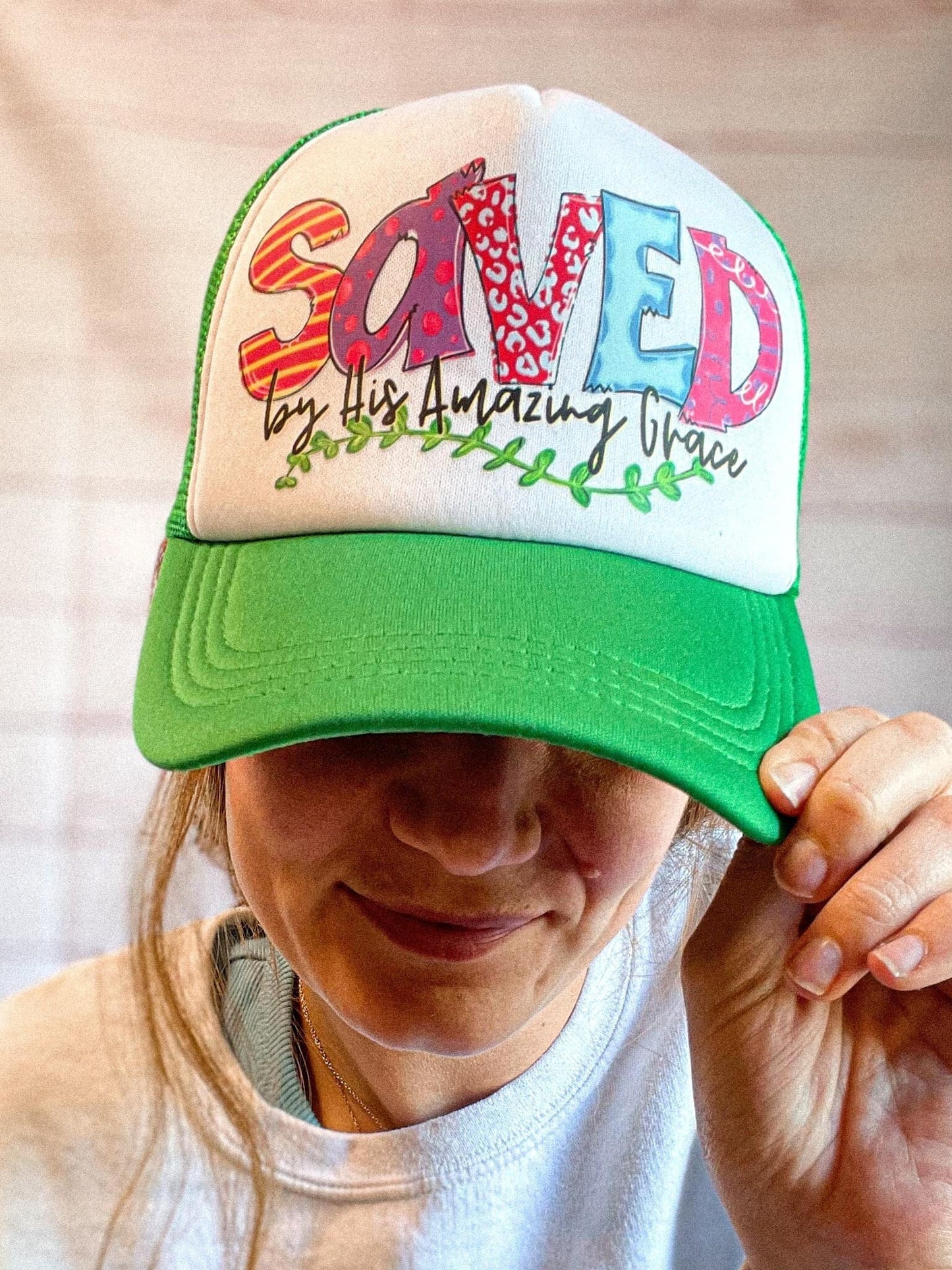 Amazing Grace - Christian Trucker Hat