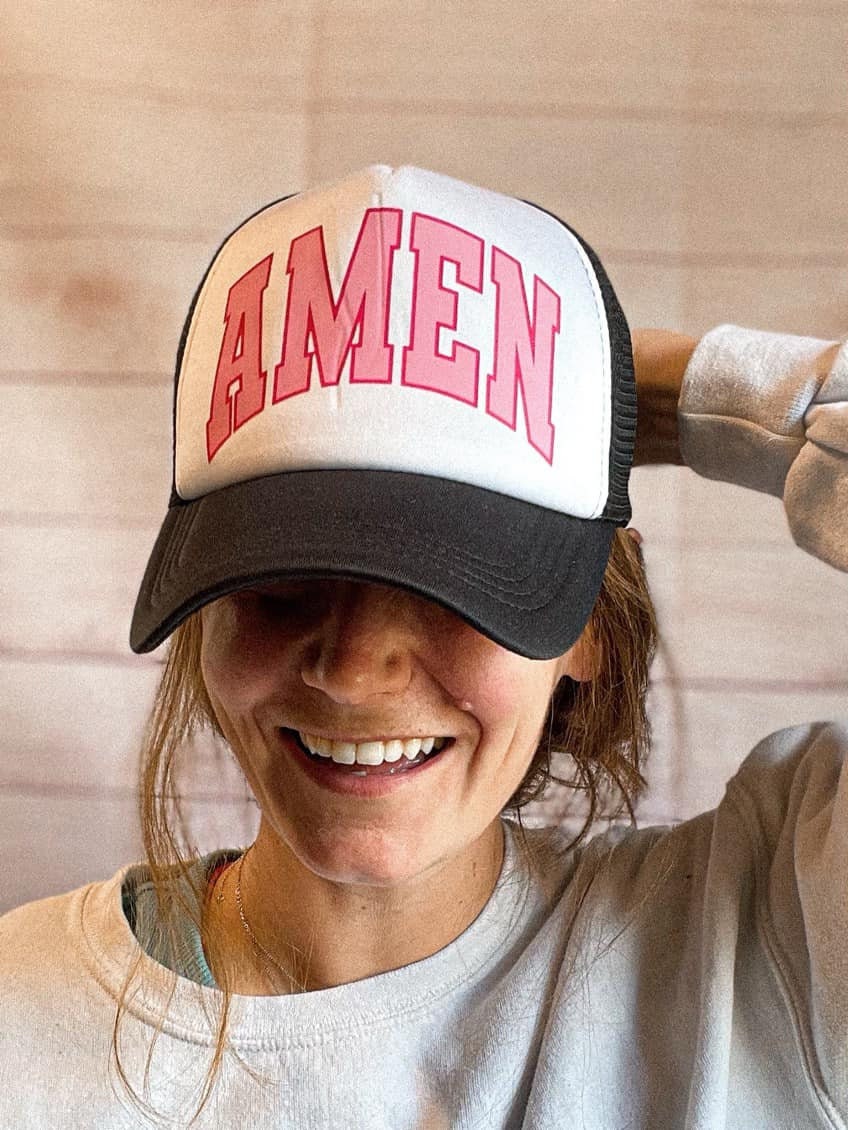 AMEN - Christian Foam Trucker Hat