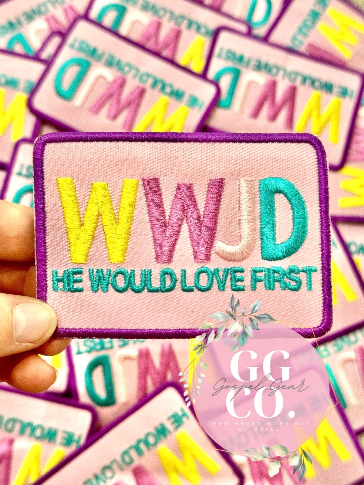 What Would Jesus Do (WWJD) Patch, Christian Hat Patch, Embroidered Patch, Trucker Hat Patch, Iron On, Trendy Hat Patch, Jesus Patch.