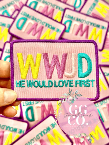 What Would Jesus Do (WWJD) Patch, Christian Hat Patch, Embroidered Patch, Trucker Hat Patch, Iron On, Trendy Hat Patch, Jesus Patch.