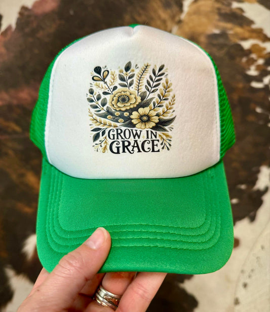 Grow In Grace - Christian Foam Trucker Hat
