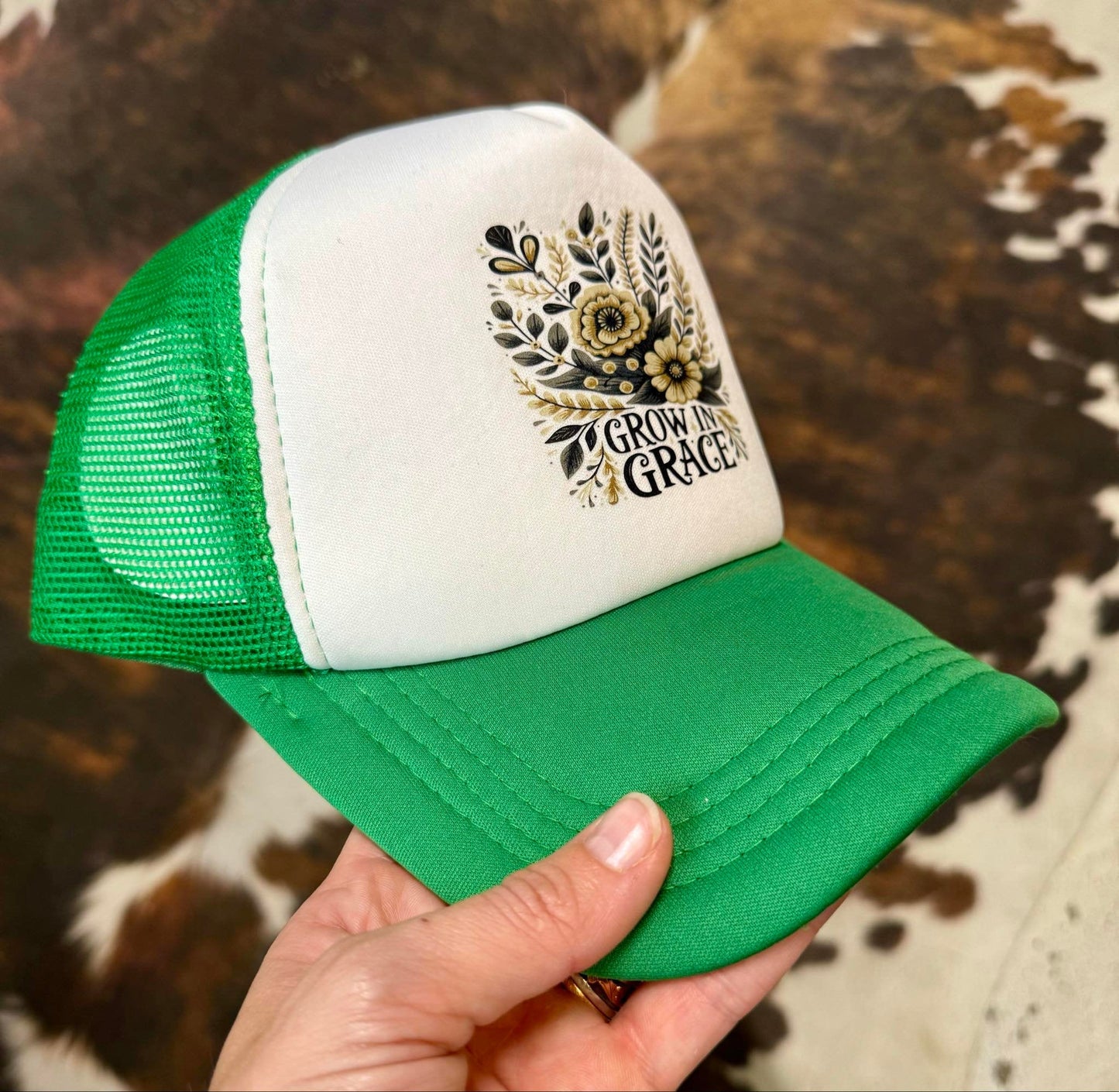 Grow In Grace - Christian Foam Trucker Hat