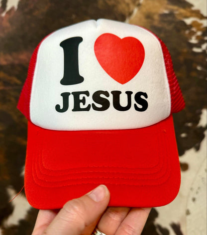 I Love Jesus - Christian Foam Trucker Hat