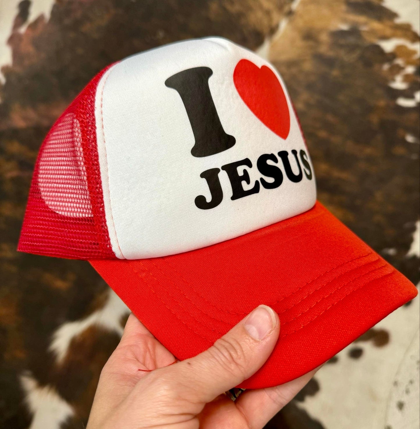 I Love Jesus - Christian Foam Trucker Hat