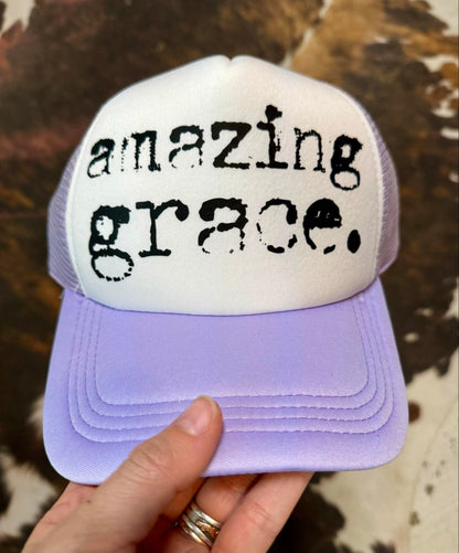 Amazing Grace - Christian Mesh Trucker Hat