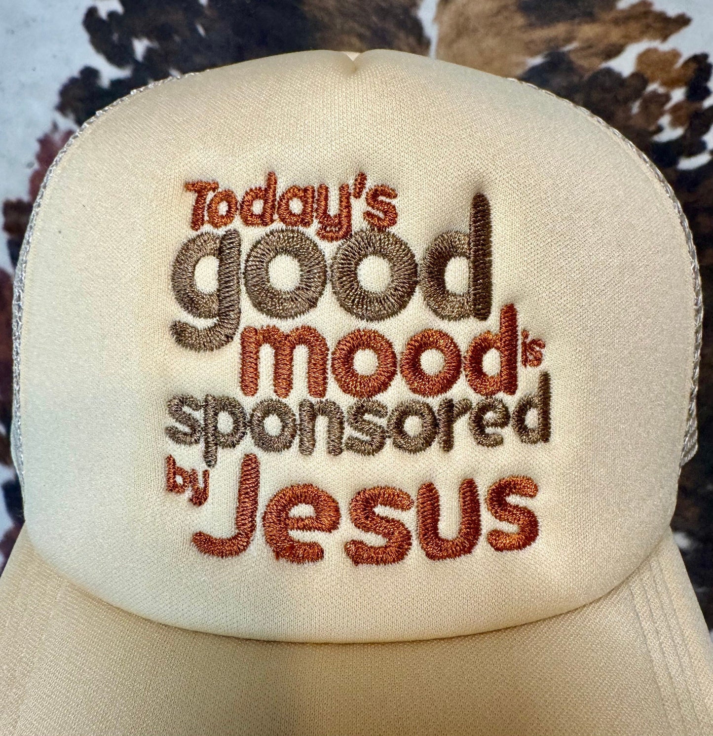 Todays Good Mood - Christian Embroidered Trucker Hat