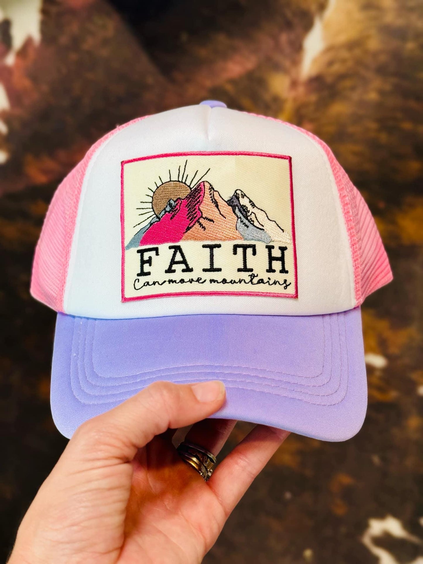 Faith Can Move Mountains - Christian Foam Trucker Hat
