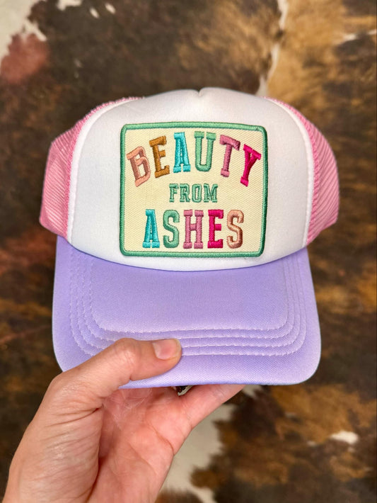 Beauty From Ashes Hat -  Christian Trucker Hat