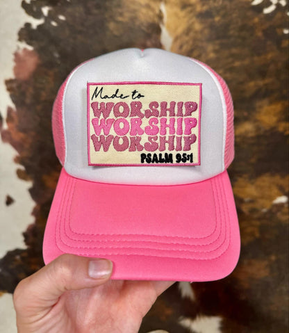Made To Worship - Christian Trucker Hat