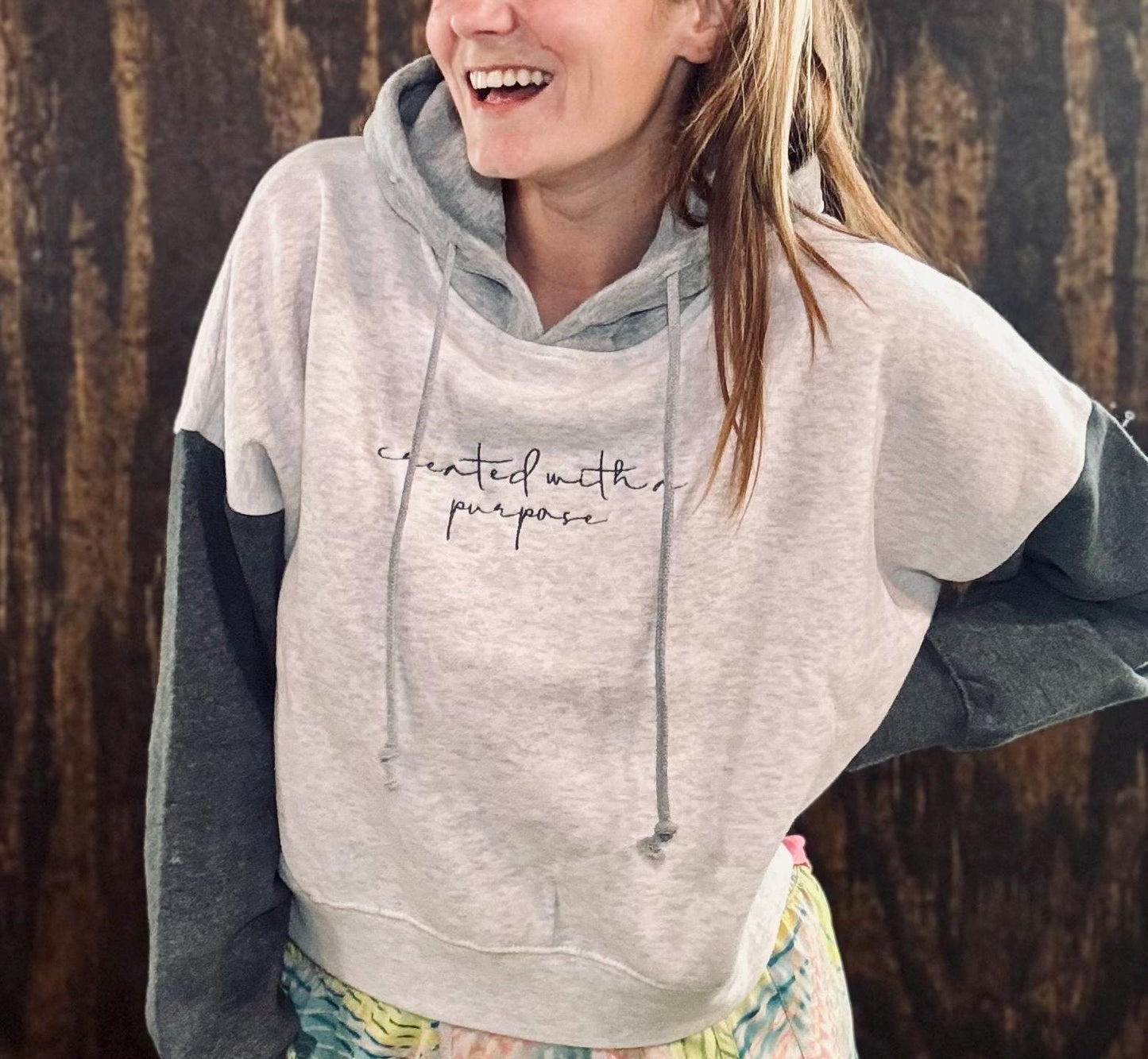 Colorblock Christian Embroidered Pullover, Cropped Christian Sweatshirt, Embroidered Jesus Pullover, Christian Pullover, Christian Gift