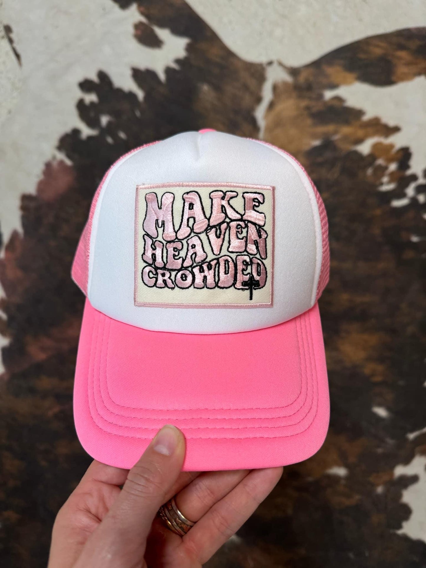 Make Heaven Crowded - Christian Trucker Hat