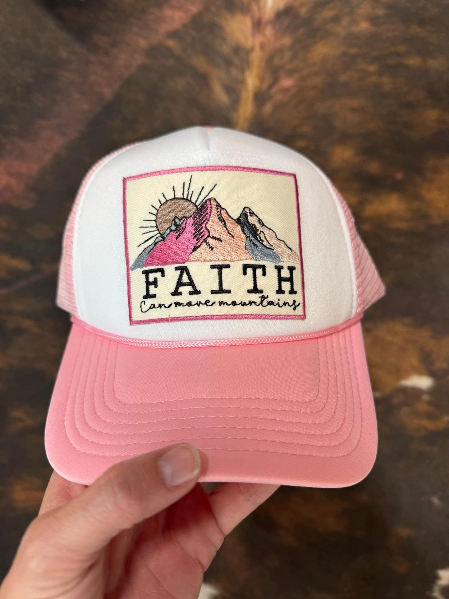 Faith Can Move Mountains - Christian Foam Trucker Hat