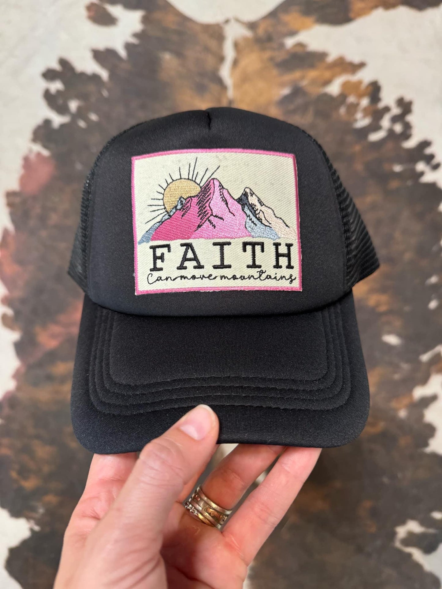 Faith Can Move Mountains - Christian Foam Trucker Hat