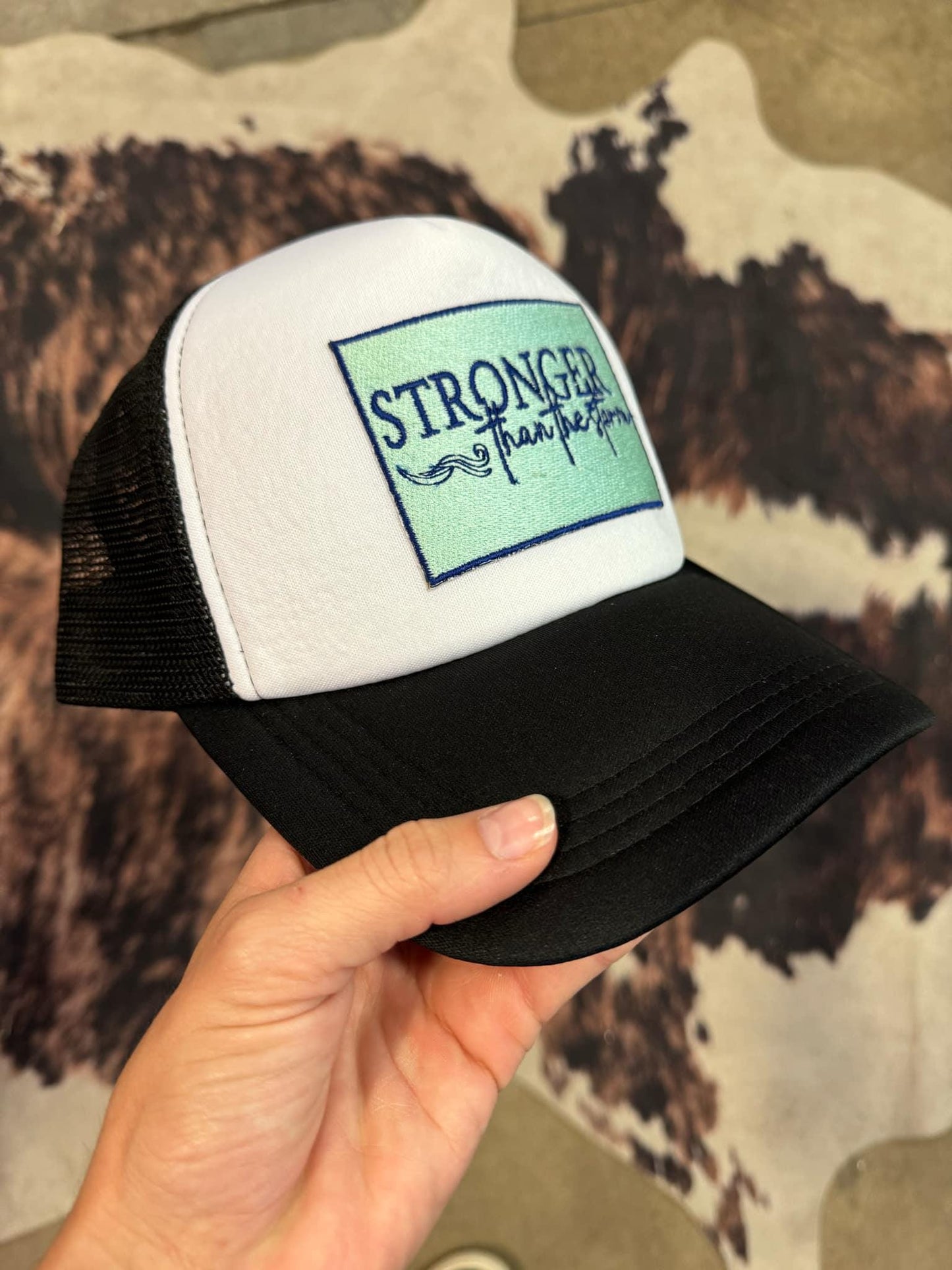 Stronger Than The Storm - Christian Trucker Hat