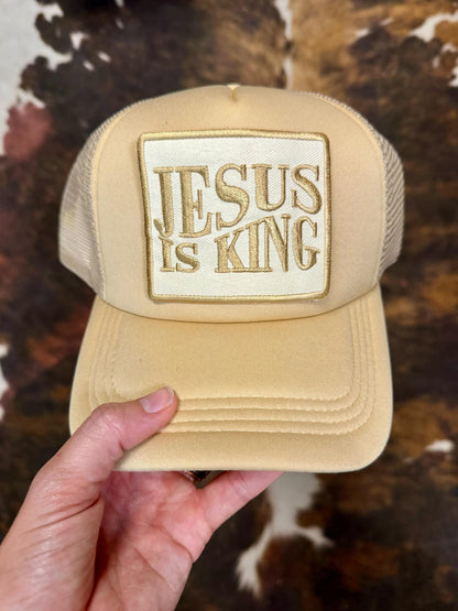 Jesus Is King - Christian Trucker Hat
