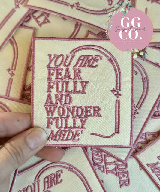 Fearfully And Wonderfully Made Patch