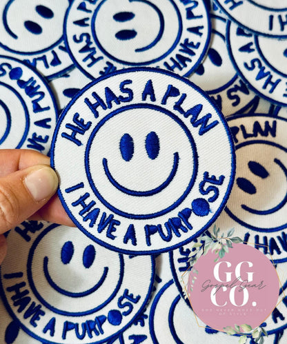 He Has A Plan I Have A Purpose Patch