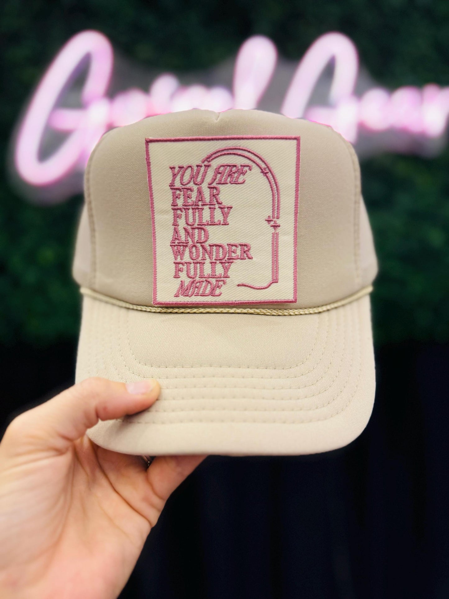 Fearfully And Wonderfully Made - Christian Foam Trucker Hat
