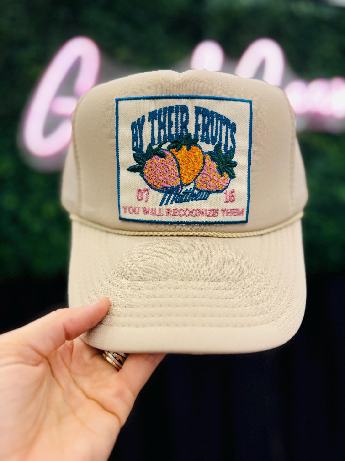 By Their Fruits - Christian Trucker Hat