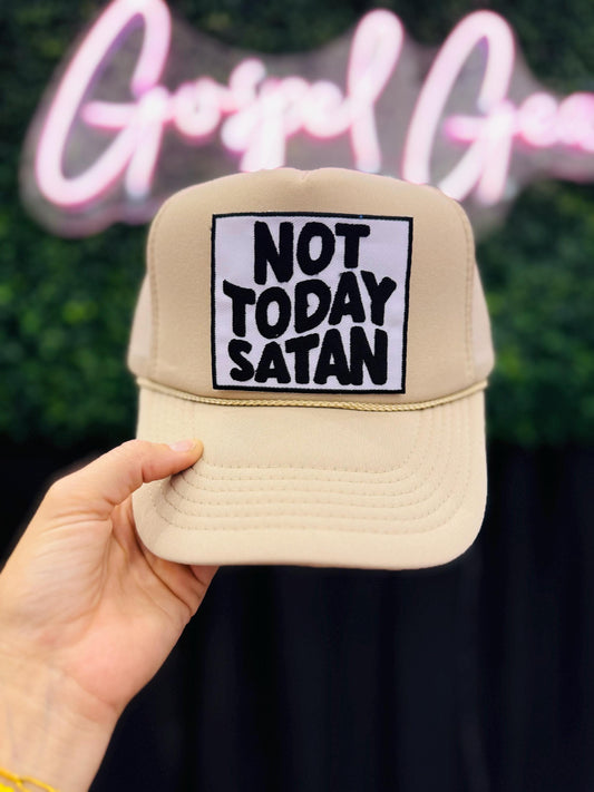 Not Today Satan - Christian Trucker Hat