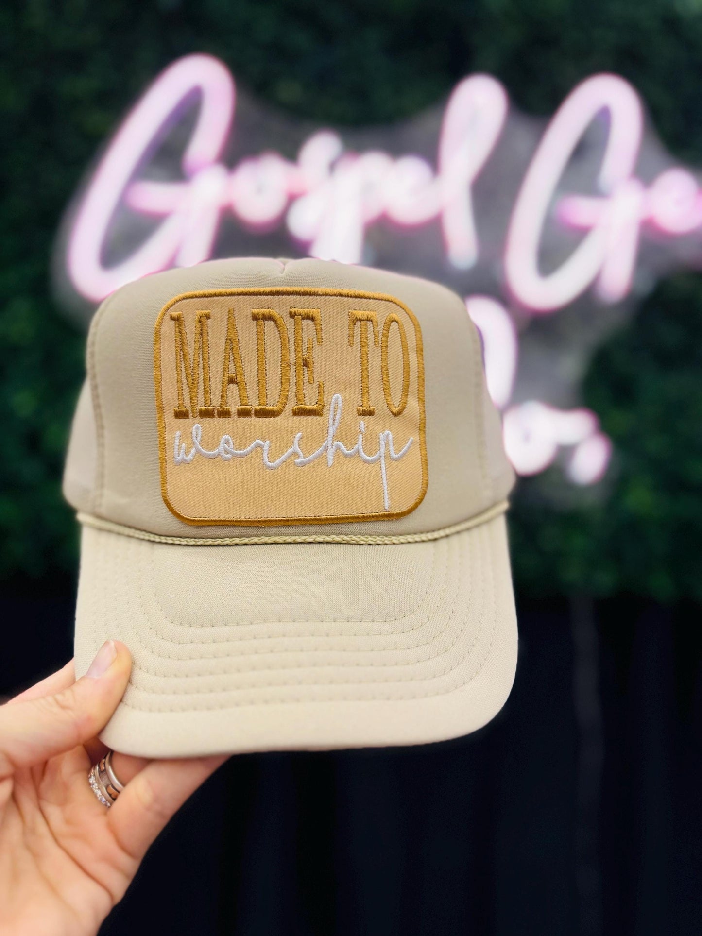 Made to Worship - Christian Foam Trucker Hat