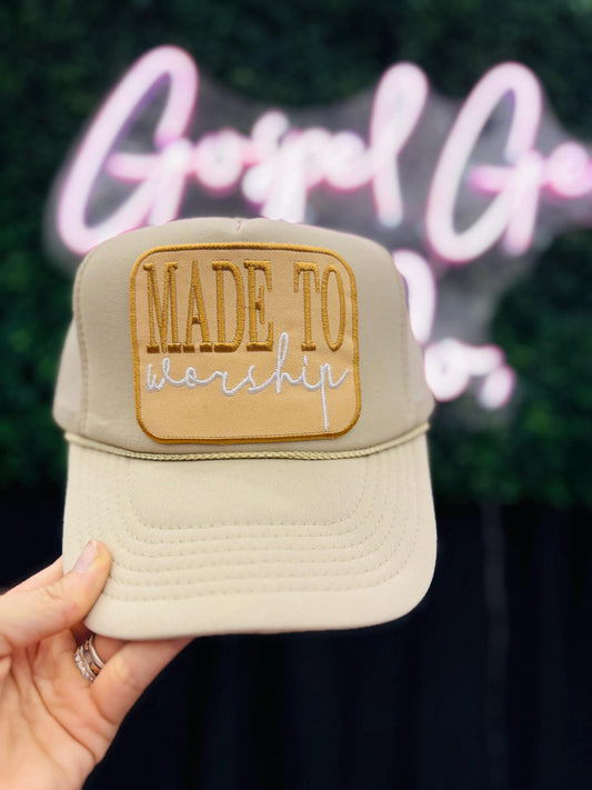 Made to Worship - Christian Foam Trucker Hat