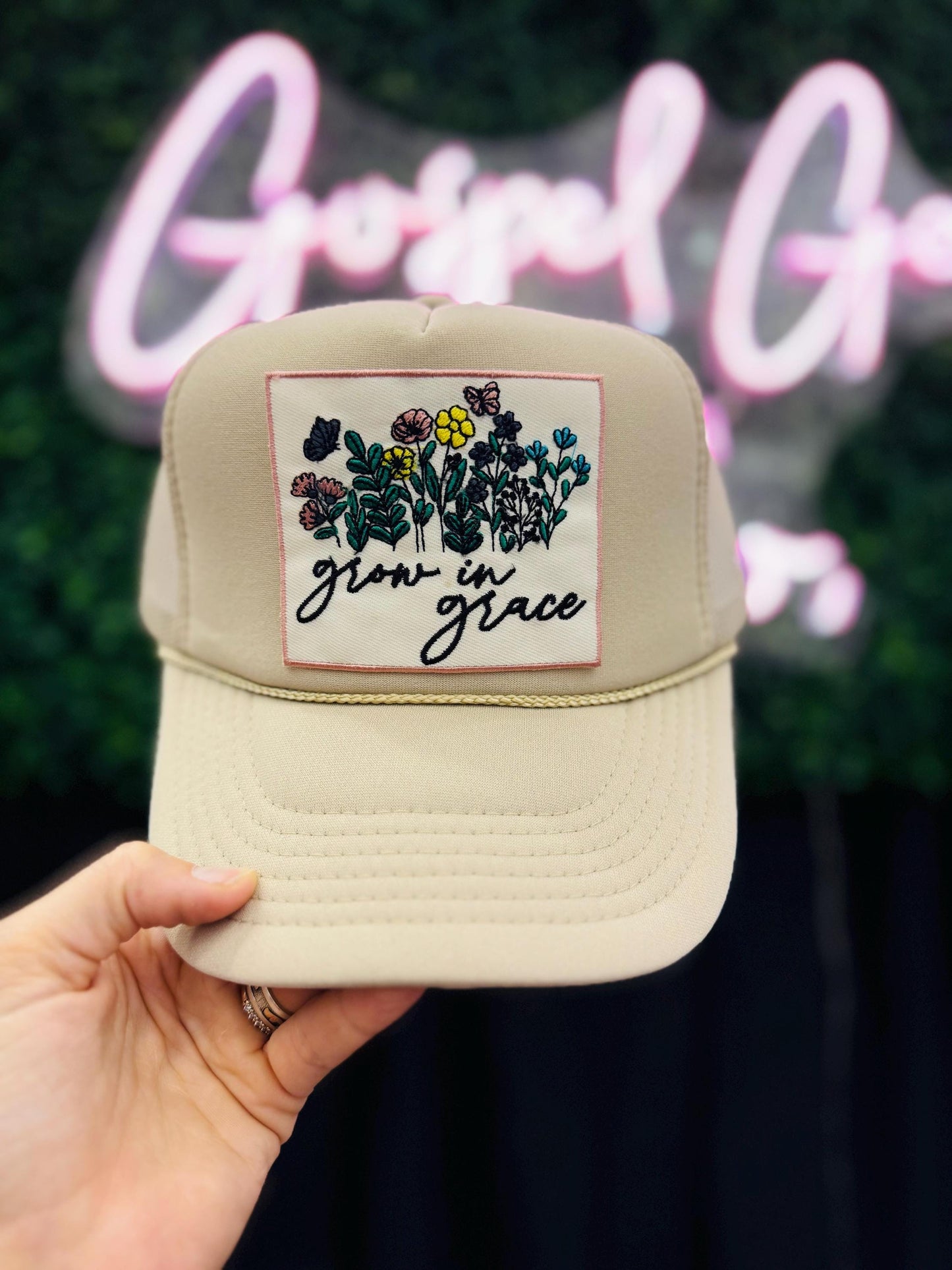 Grow In Grace - Christian Trucker Hat