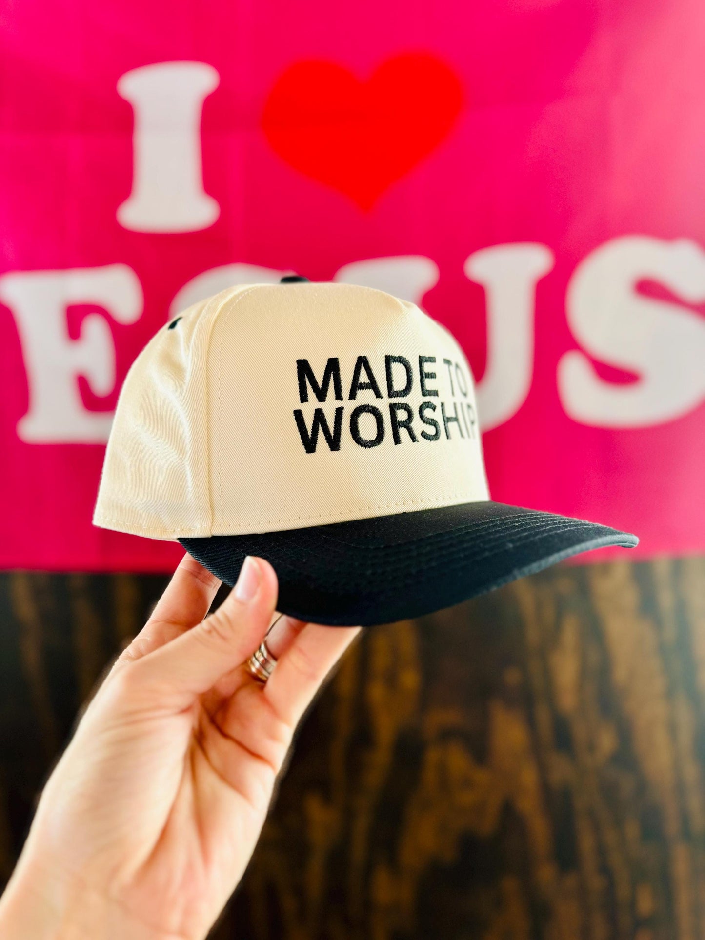 Made To Worship Hat, Embroidered Hat, Embroidered Christian Hat, Christian Hat, Trendy Hat, Christian Gift, Embroidered Hat, Vintage Hat