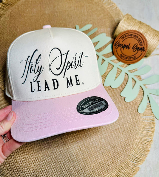 Holy Spirit Lead Me - Embroidered Vintage Hat