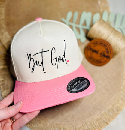 But God  - Christian Embroidered Hat