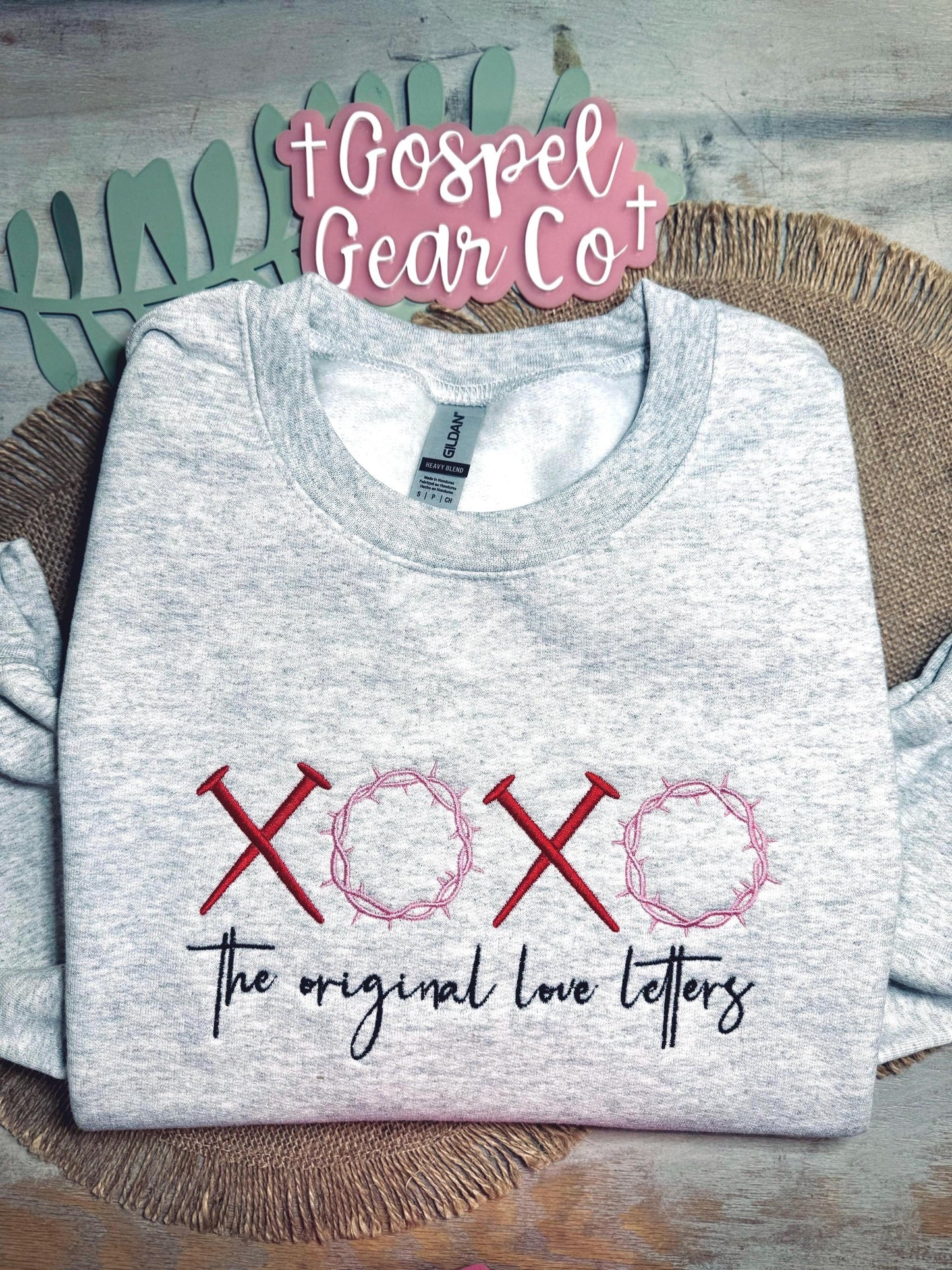 The Original Love Letters Embroidered Shirt, Christian Pullover, Embroidered Sweatshirt, Christian Pullover, Christian Gift, Christian Tee