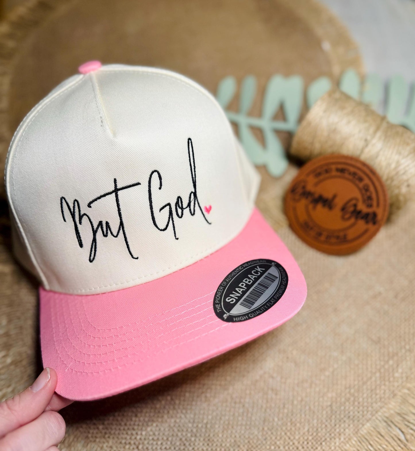 But God  - Christian Embroidered Hat