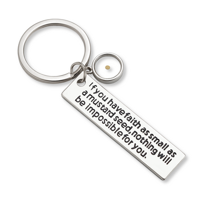 Mustard Seed Key Chain