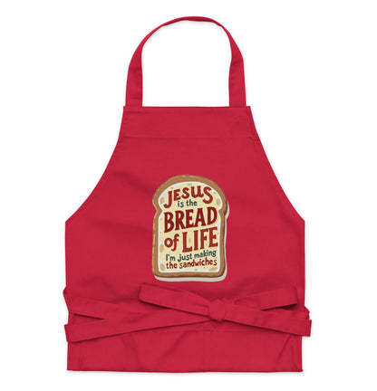 Jesus is the Bread of Life Organic Cotton Apron