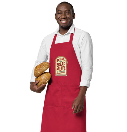 Jesus is the Bread of Life Organic Cotton Apron