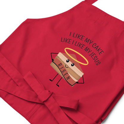 GTI Organic Cotton Apron - I Like My Cake