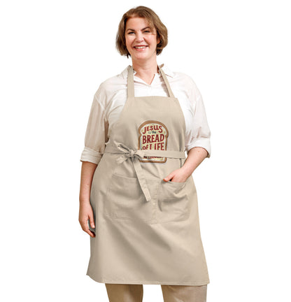Jesus is the Bread of Life Organic Cotton Apron