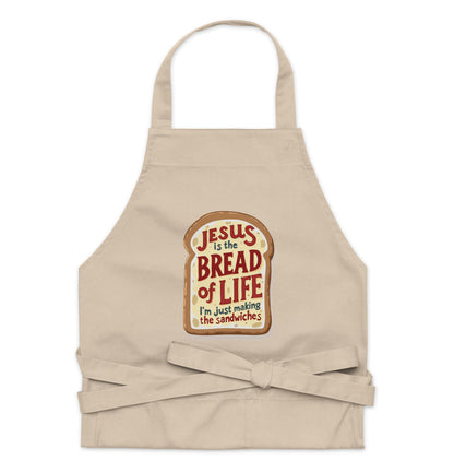 Jesus is the Bread of Life Organic Cotton Apron