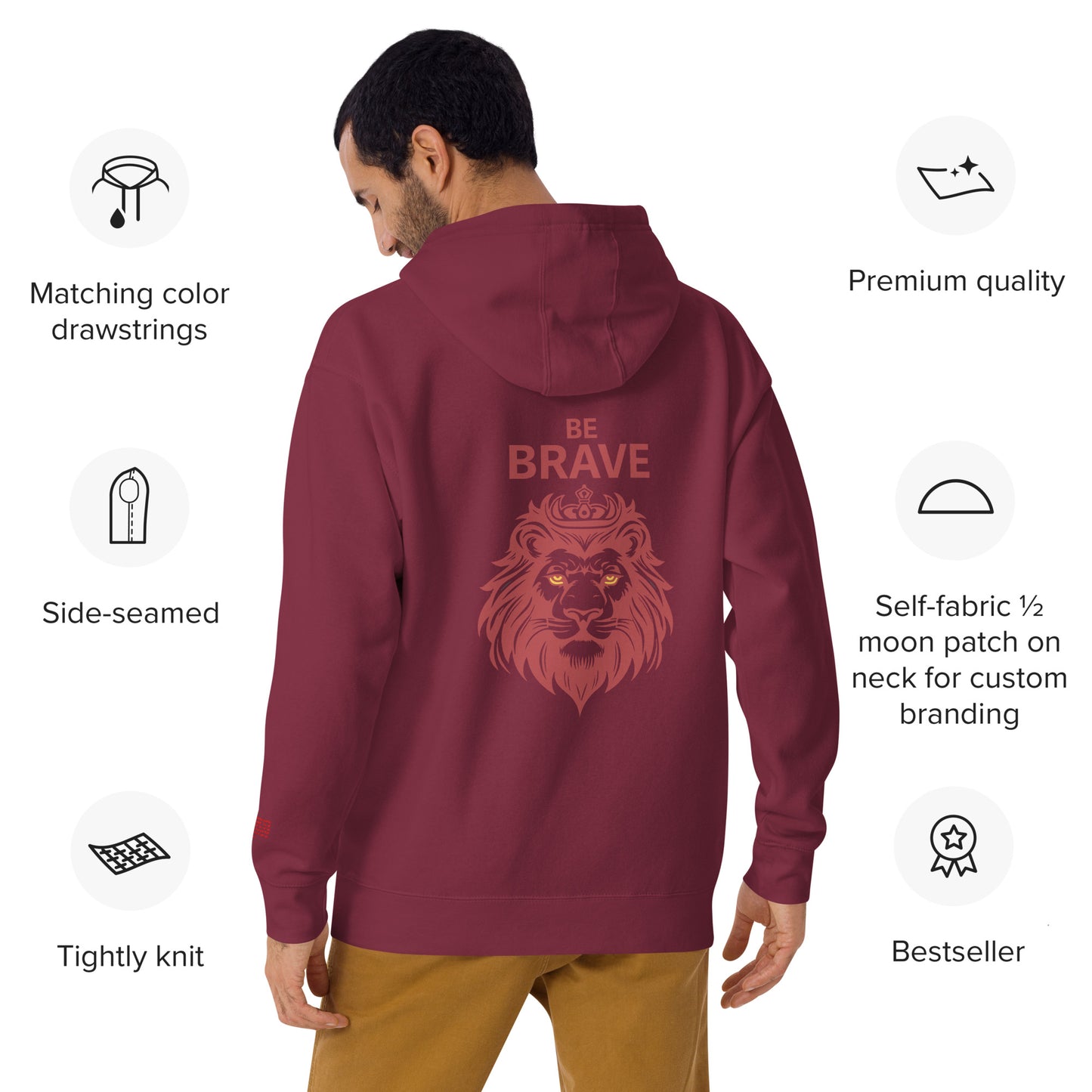GTI Christian Hoodie - Brave