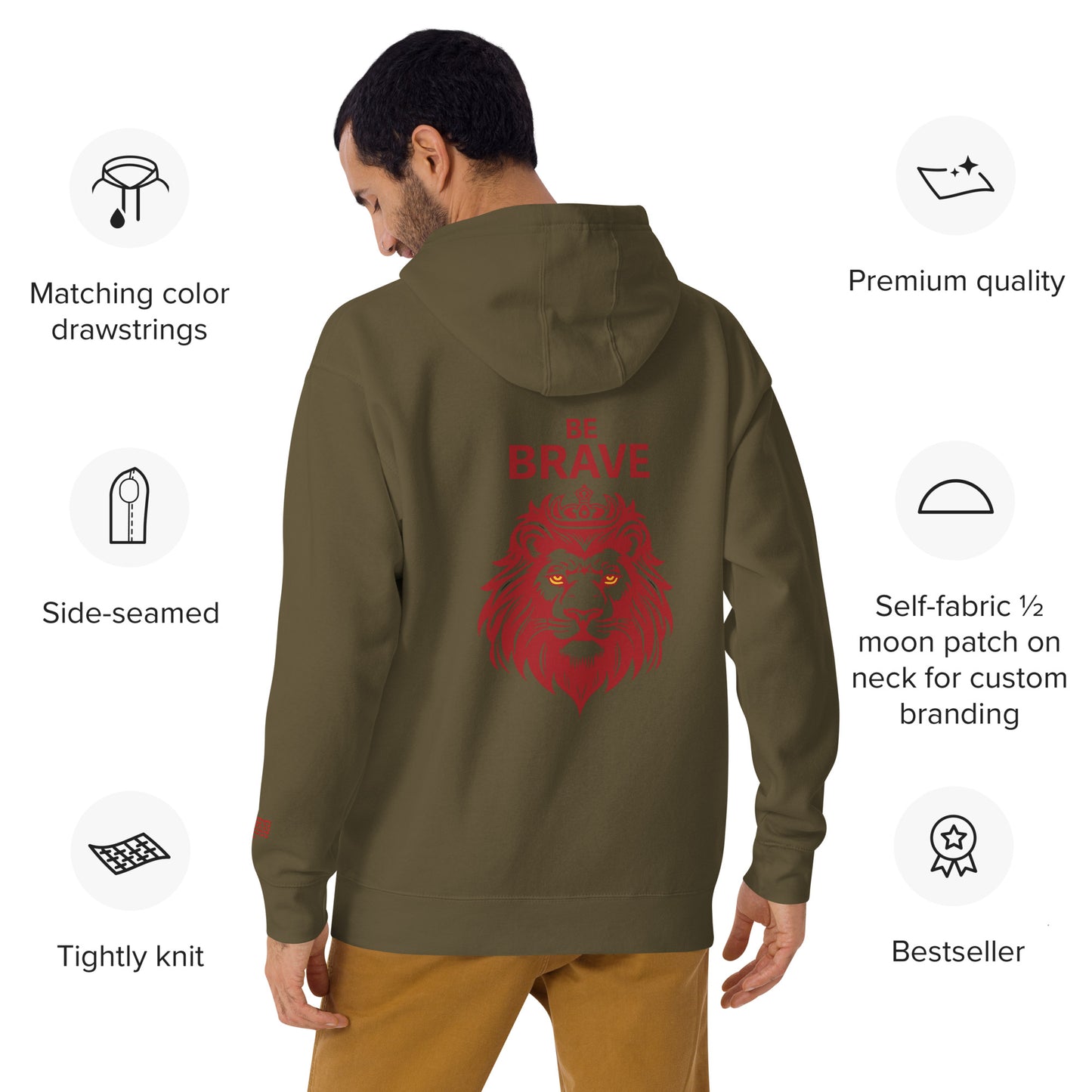 GTI Christian Hoodie - Brave