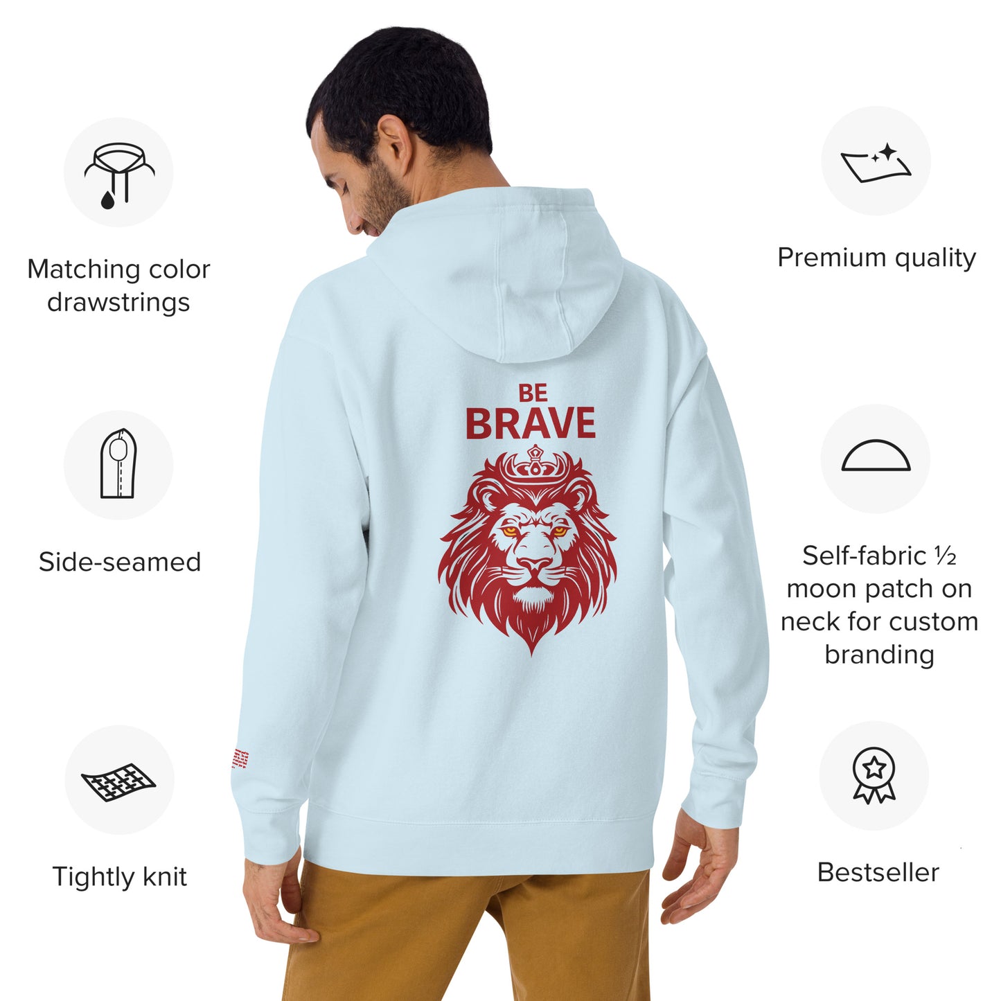 GTI Christian Hoodie - Brave