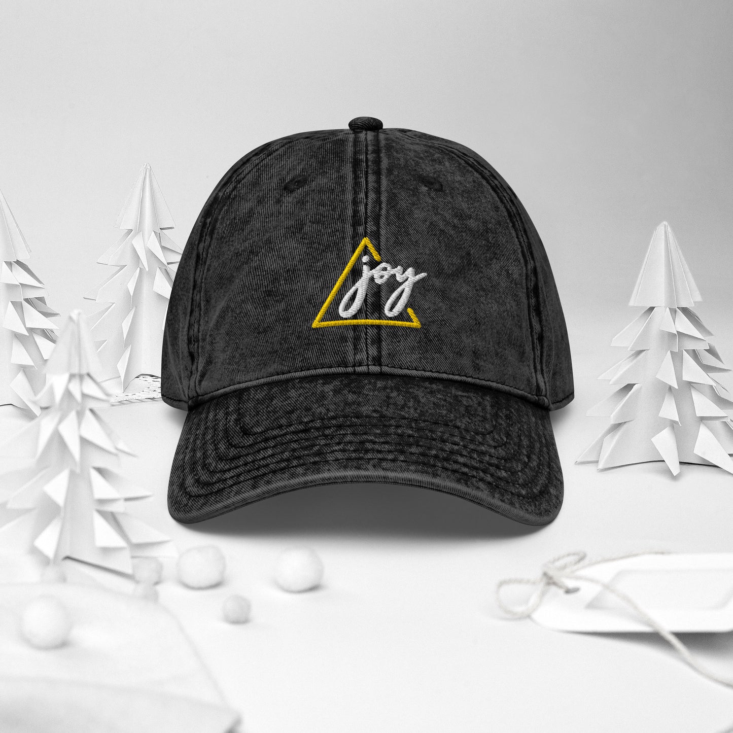 Vintage Cotton Twill Cap -Joy
