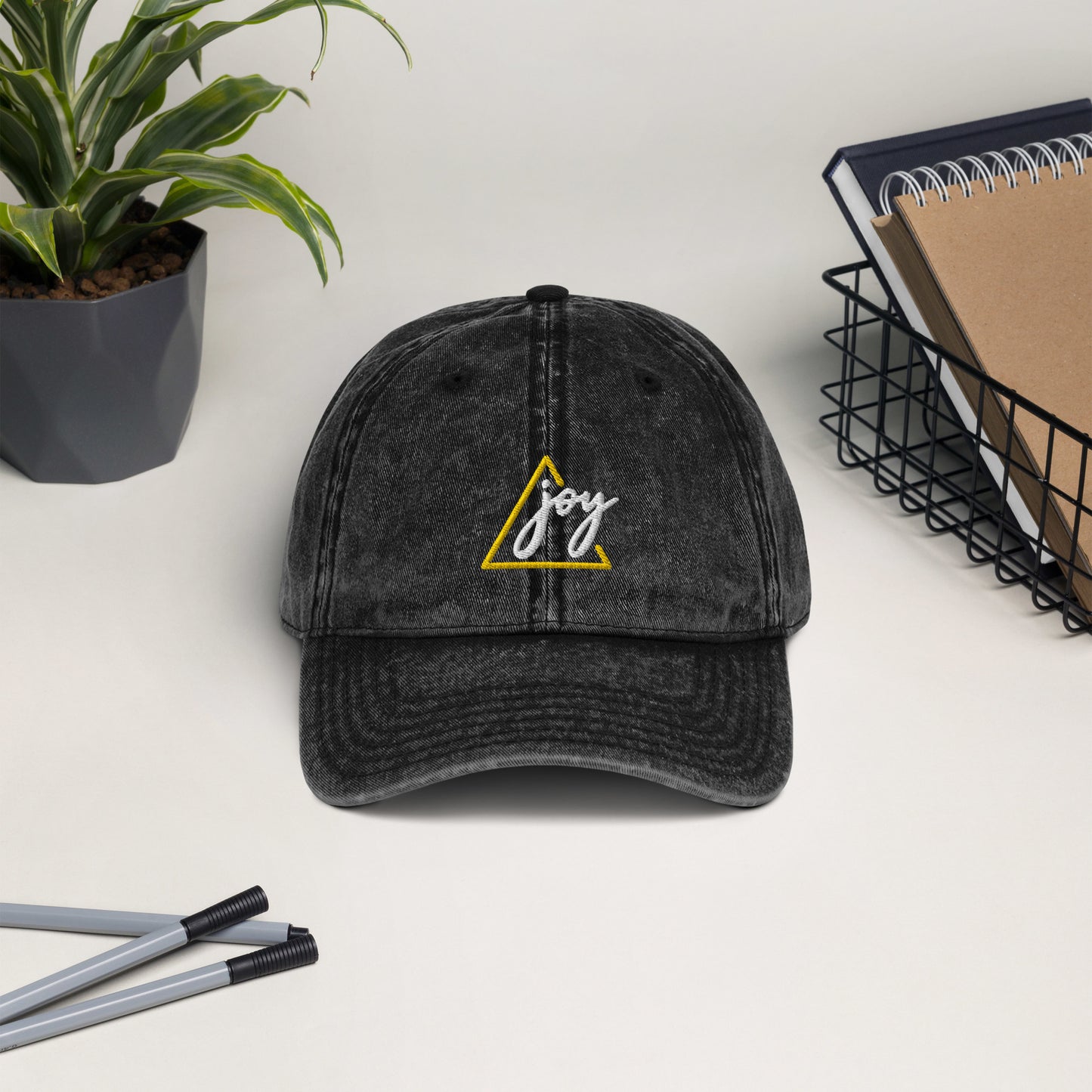 Vintage Cotton Twill Cap -Joy
