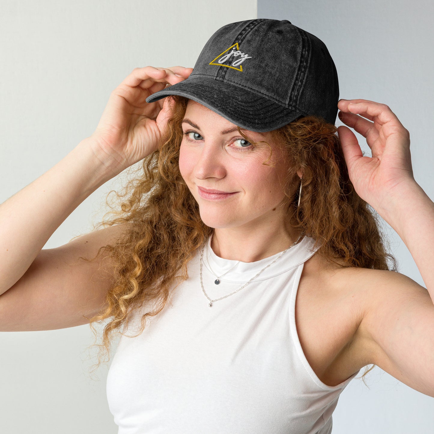 Vintage Cotton Twill Cap -Joy
