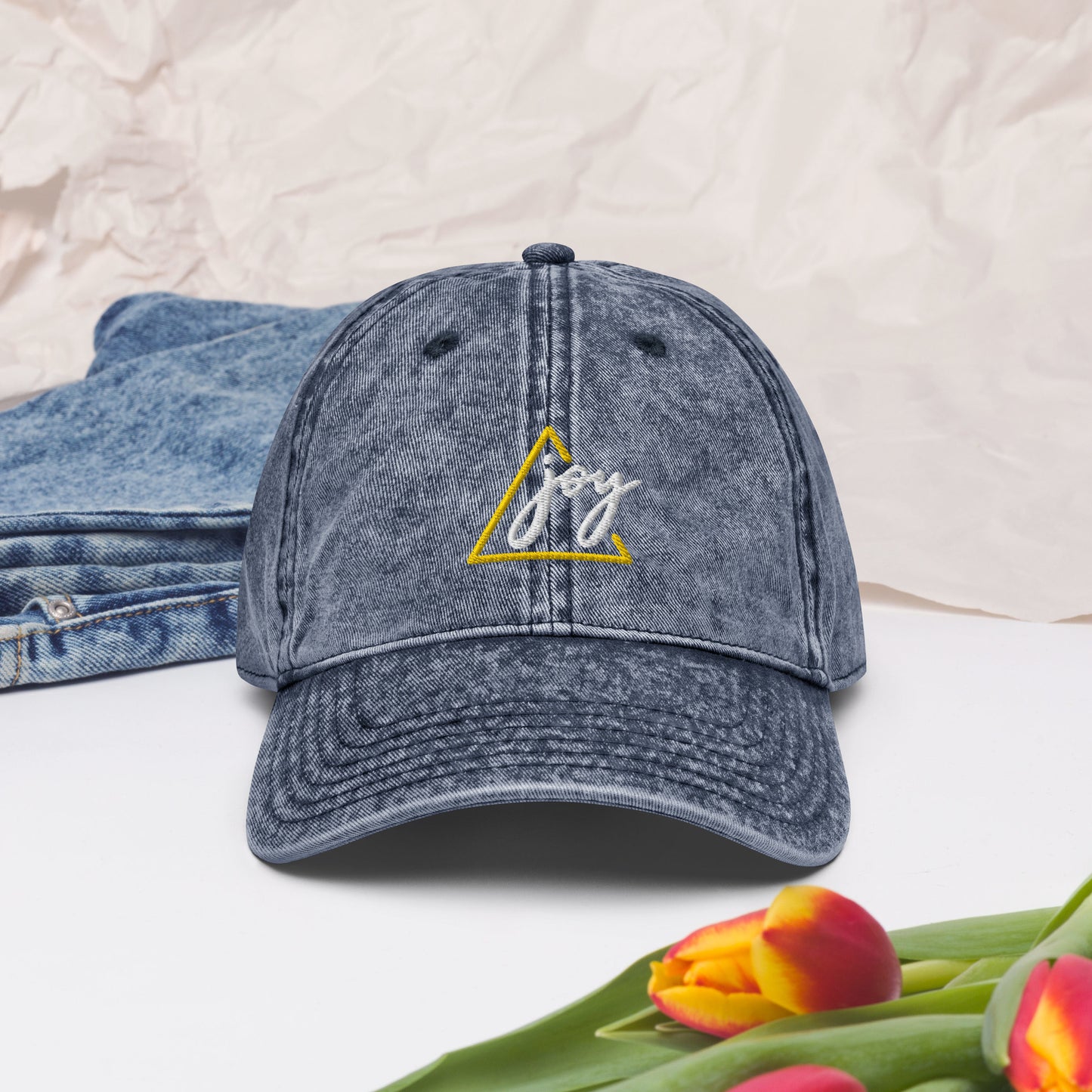 Vintage Cotton Twill Cap -Joy