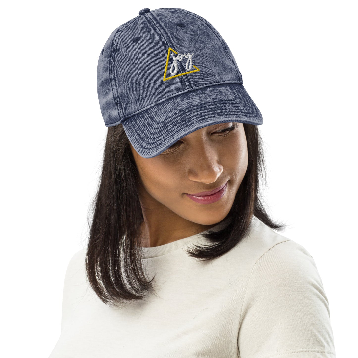 Vintage Cotton Twill Cap -Joy