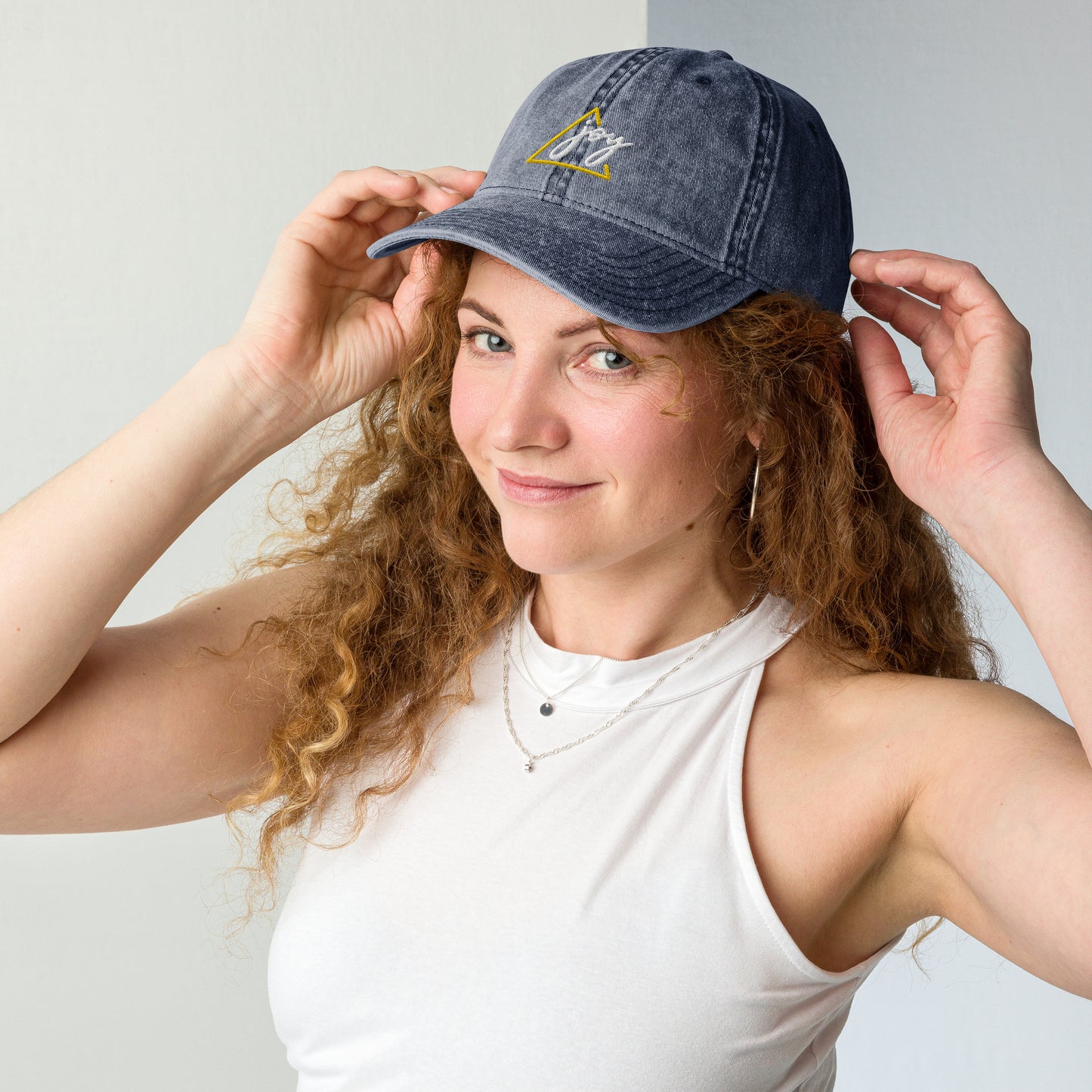 Vintage Cotton Twill Cap -Joy