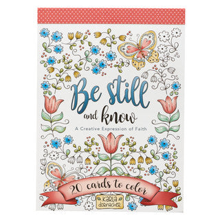 Be Still and Know Coloring Cards