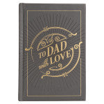 To Dad With Love Prompted Gift Book